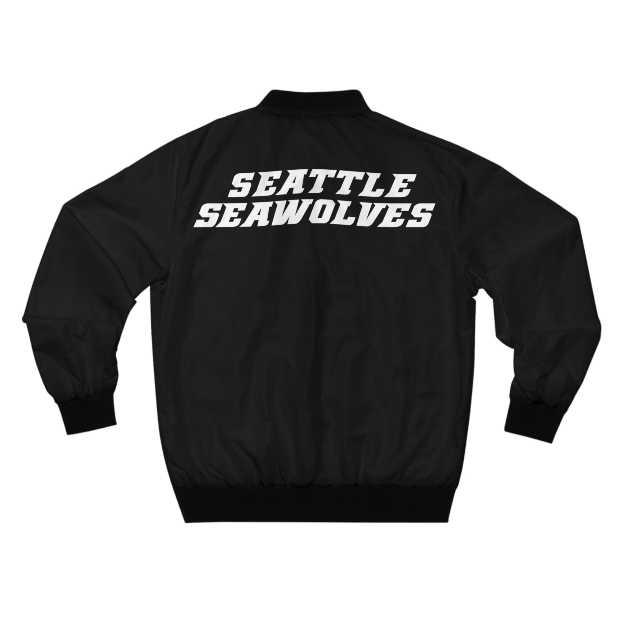 Unisex Seawolves Bomber Jacket - Lightweight Water-Resistant Varsity Jacket for Men & Women | Perfect for Casual Wear, Sports Events & Outdoor Activities