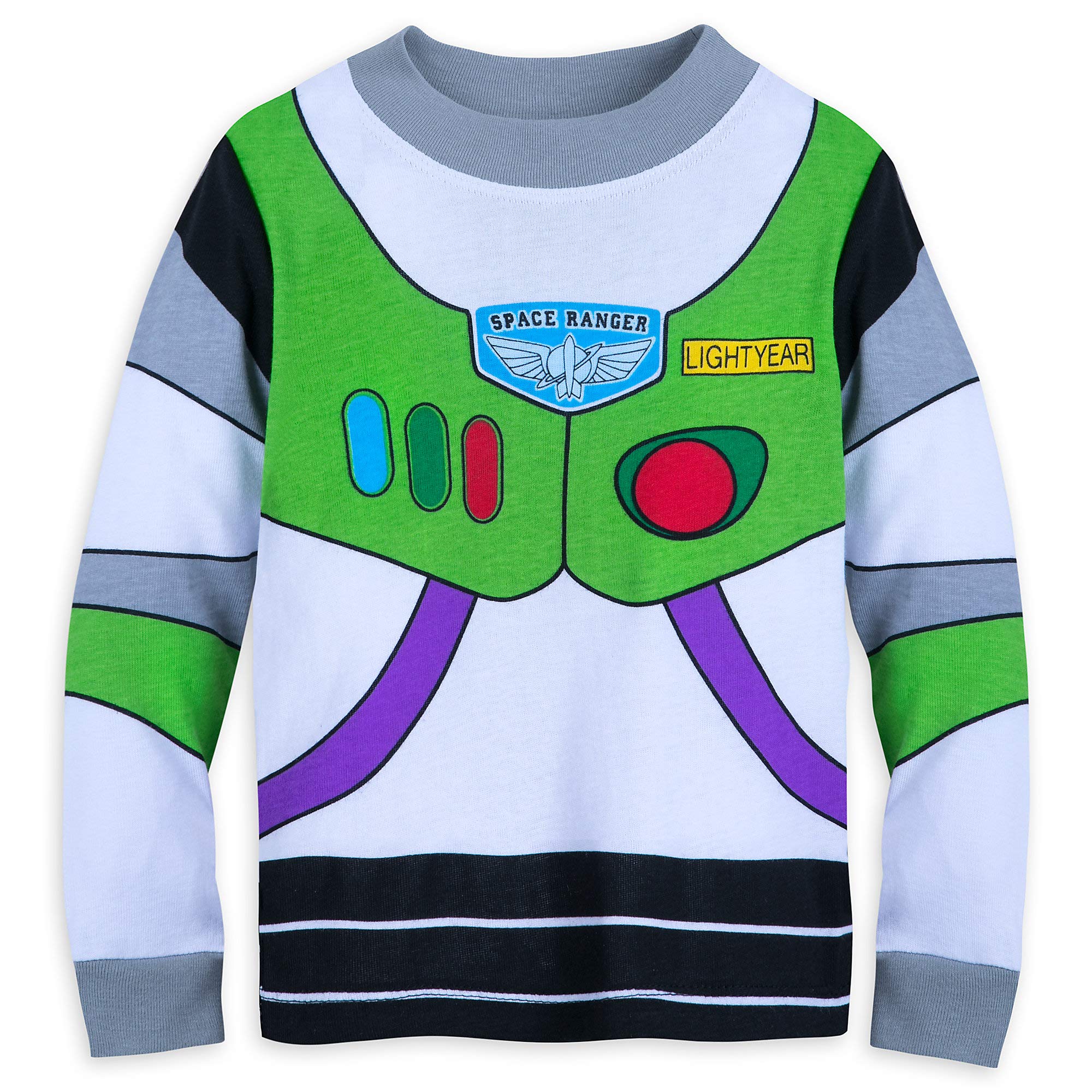 Disney Buzz Lightyear Costume PJ PALS for Boys - Kids Superhero Pajama Set with Cape, Soft & Comfortable Sleepwear for Birthday Party & Cosplay