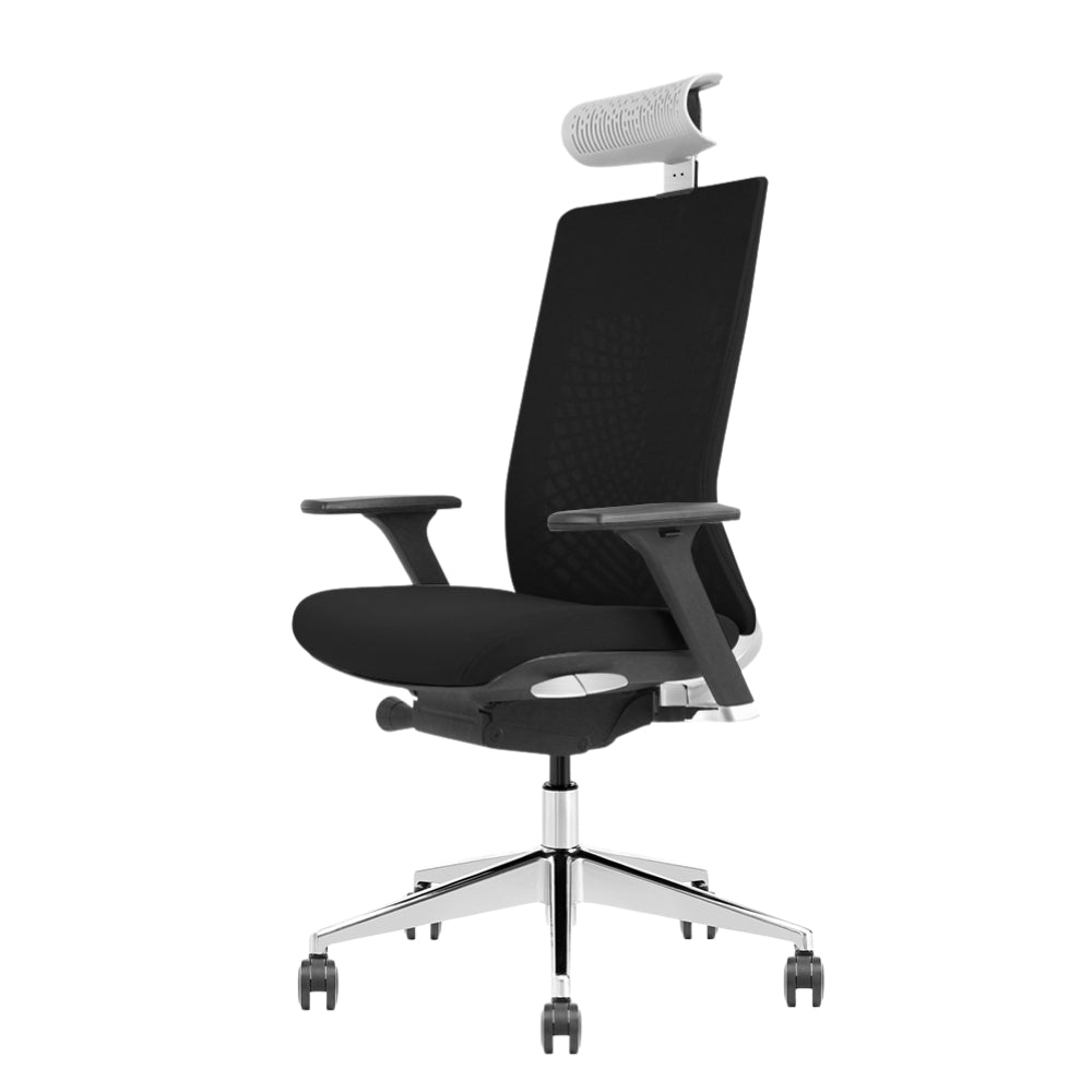 Ergonomic High Back Office Chair with Lumbar Support - Adjustable Swivel Desk Chair for Home & Work, Perfect for Long Hours Sitting & Back Pain Relief