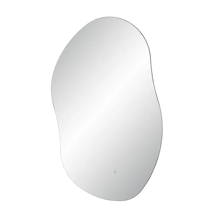 Forli Mirror 1 - Modern Wall Mirror with Rustic Wood Frame, Perfect for Living Room, Bedroom, or Entryway Decor