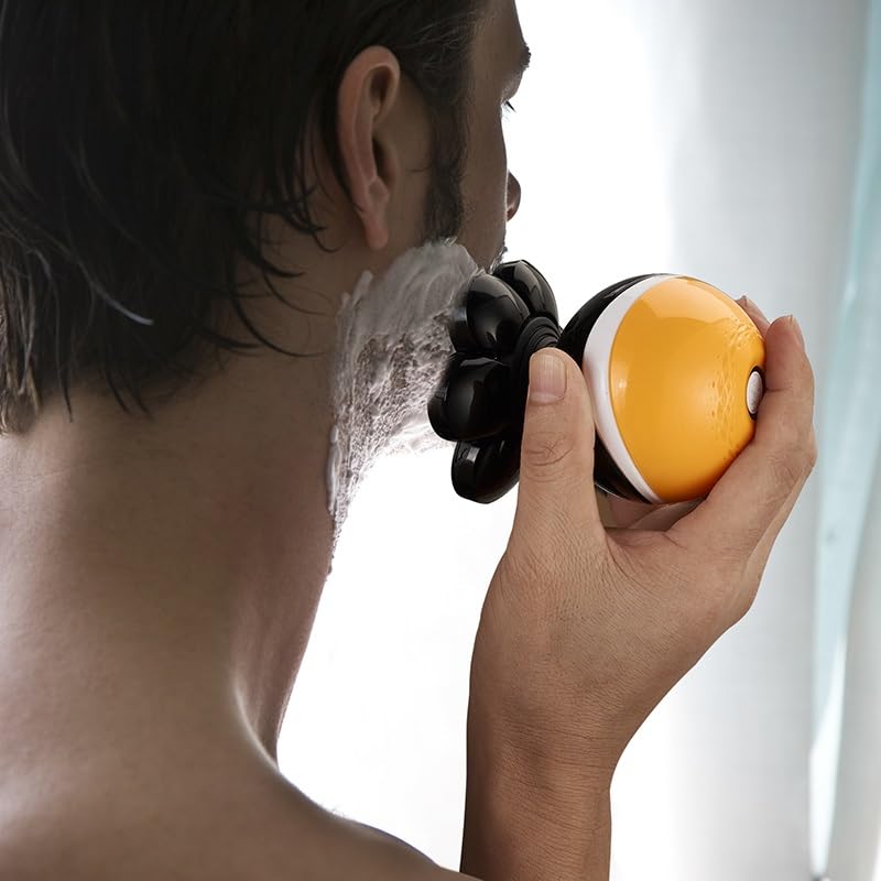 6-in-1 Rechargeable Electric Head Shaver for Bald Men - Floating Heads Wet/Dry Shaving System - Complete Grooming Kit with 7 Attachments - Perfect for Travel, Home Use & Professional Barbers