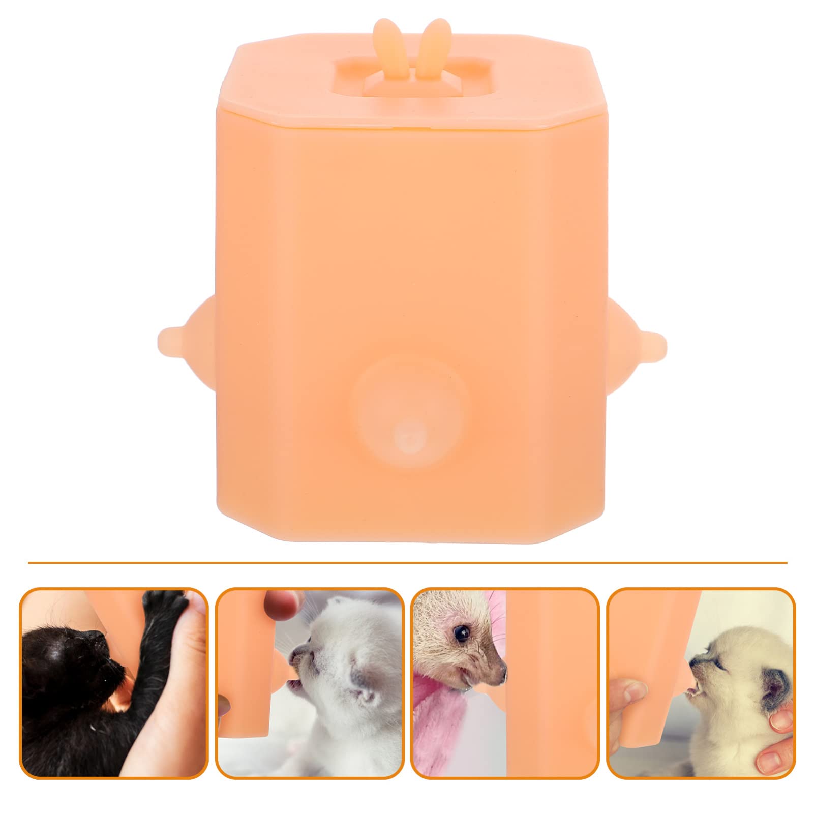 Mipcase Puppy Feeding Bottle - Bionic Pet Milk Feeder for Puppies & Kittens - Durable Puppy Feeder Station with Simulated Nipple - Perfect for Newborn Pets, Orphaned Animals, and Pet Care at Home or Veterinary Clinics