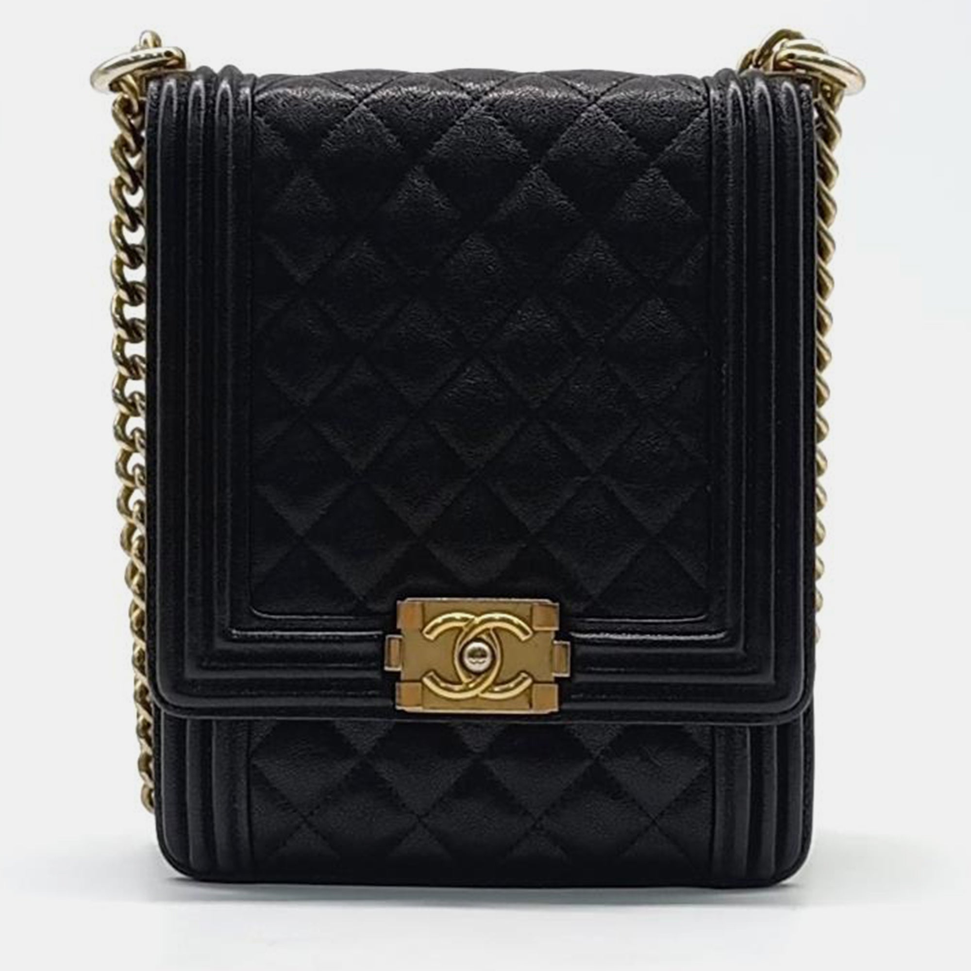 Luxury Black Caviar Leather Flap Bag with Pearl Accents - Elegant Evening Clutch for Women, Perfect for Parties, Weddings & Special Occasions