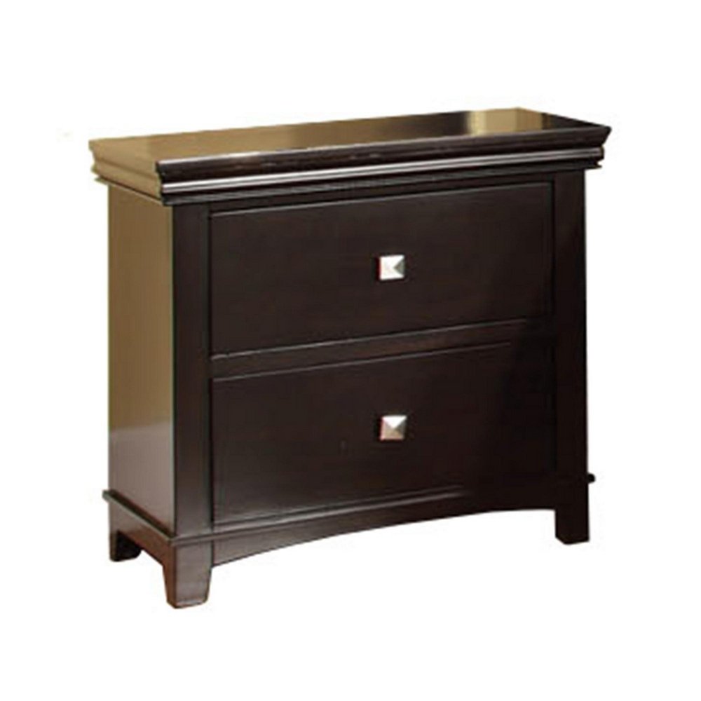 Pebble Espresso Nightstand by Furniture of America - 24