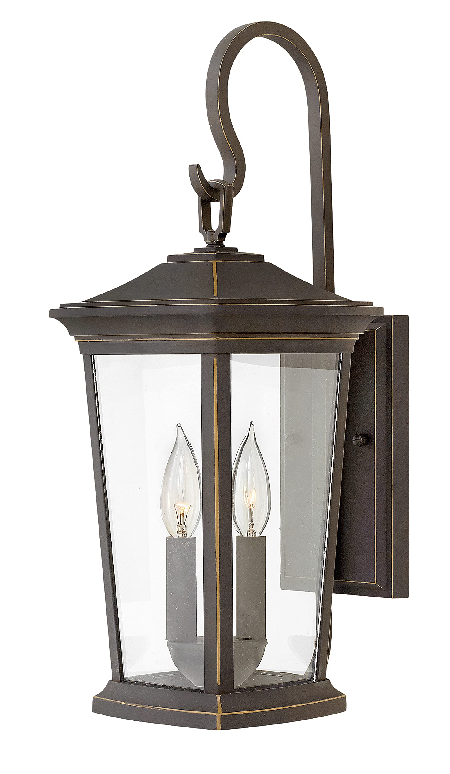 Hinkley Bromley Collection Two Light 4W LED Wall Sconce - Oil Rubbed Bronze Finish for Bedroom, Hallway & Outdoor Lighting