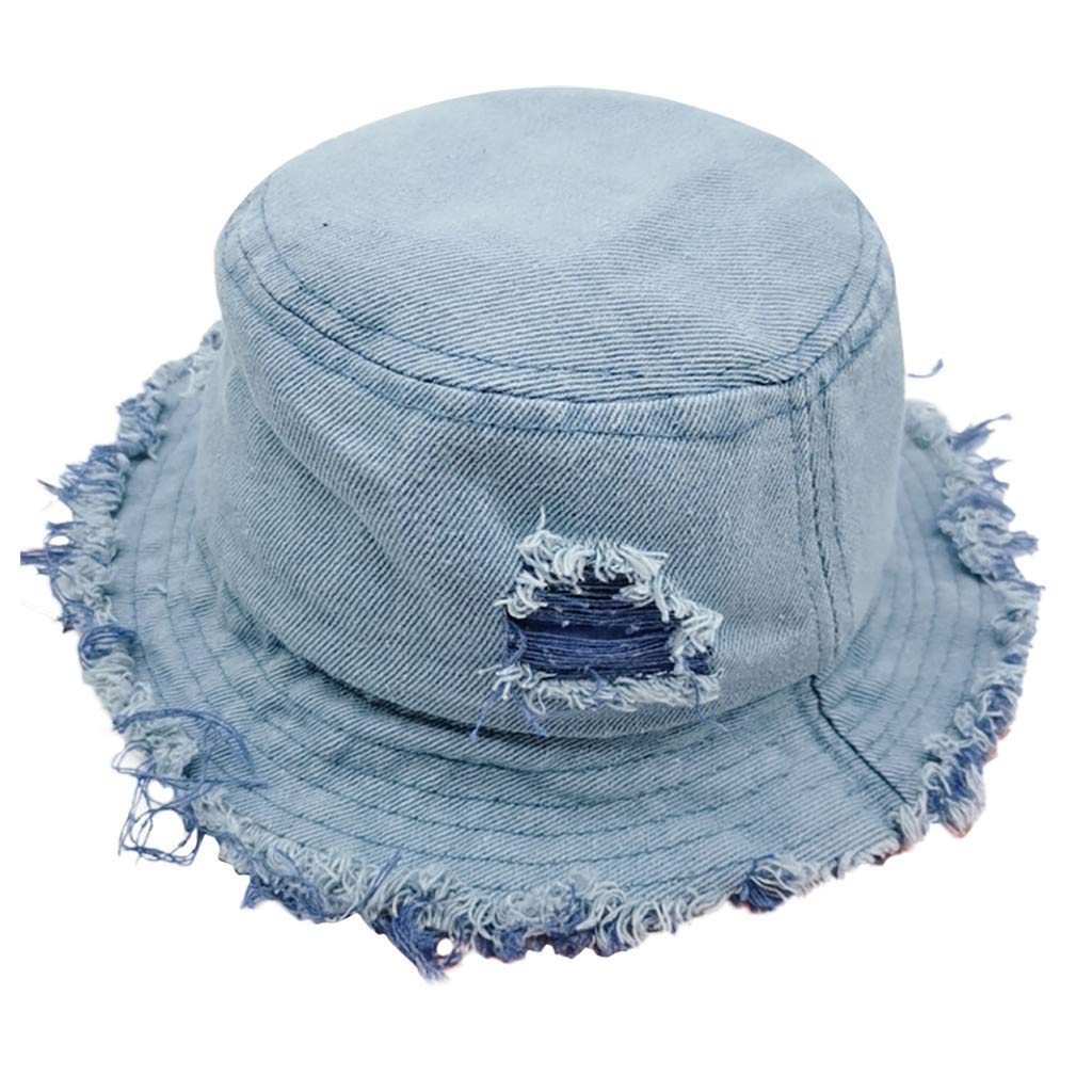 iLXHD Baby & Kids Printed Fisherman Bucket Hat - Soft Sun Protection Denim Cap for Boys & Girls - Perfect for Beach, Outdoor Play & Summer Activities