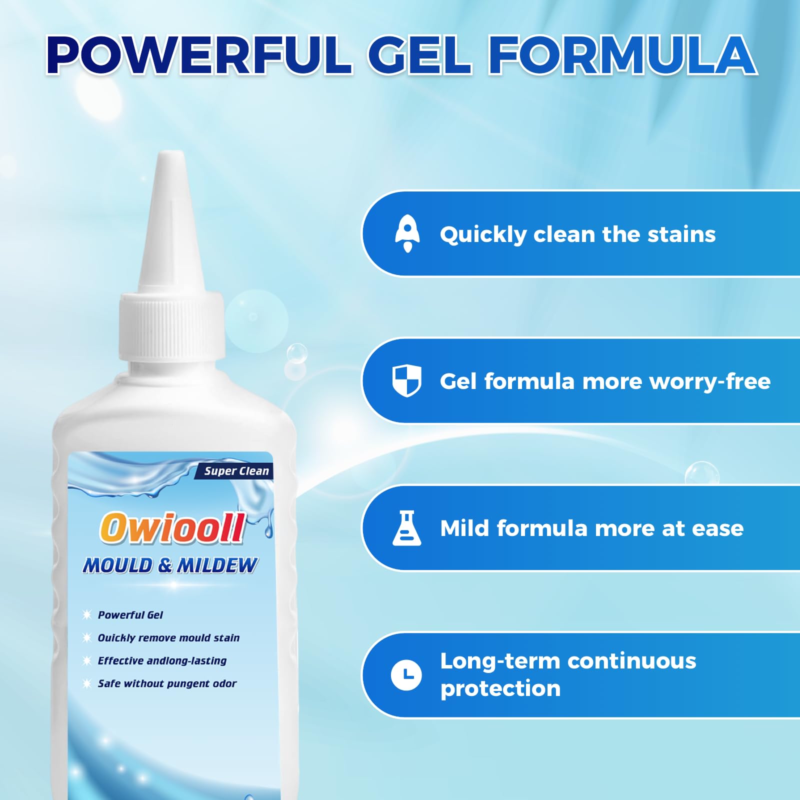 5 Fl Oz Home Remover Gel - Powerful Washing Machine Cleaner & Household Grout Stain Remover | Deep Cleans Bathroom, Kitchen, Refrigerator Strips, Sink & Tiles | Ideal for Home Maintenance & Appliance Care