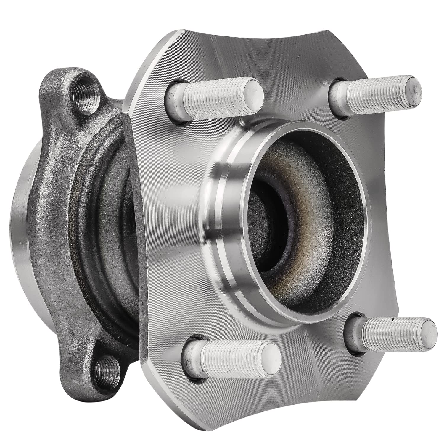 Detroit Axle 2.0L Rear Wheel Bearing Hub Assembly - Compatible with 2007-2012 Nissan Sentra (2008 2009 2010 2011 Models) - Pair Replacement with 4-Wheel ABS - Perfect for DIY Repairs & Professional Auto Maintenance
