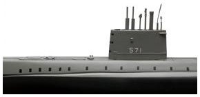 1/192 Scale USS Nautilus SSN-571 Nuclear Submarine Model Kit - Perfect for Collectors, History Buffs & Military Enthusiasts
