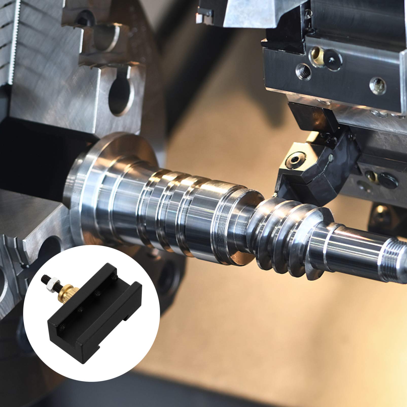 Lathe Tool Holder Kit - High Precision Lathe Cutter Holder with Tool Post Clamp for Metalworking & Woodturning | Perfect for DIY Projects & Professional Machining