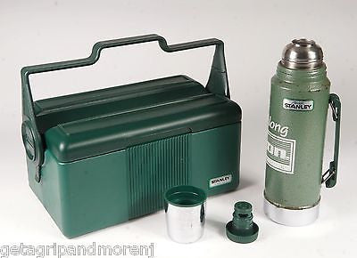 Stanley Aladdin Insulated Lunch Box Set - Olive Green A 944DH | Leak-Proof Thermos Food Container for Work, School & Outdoor Activities