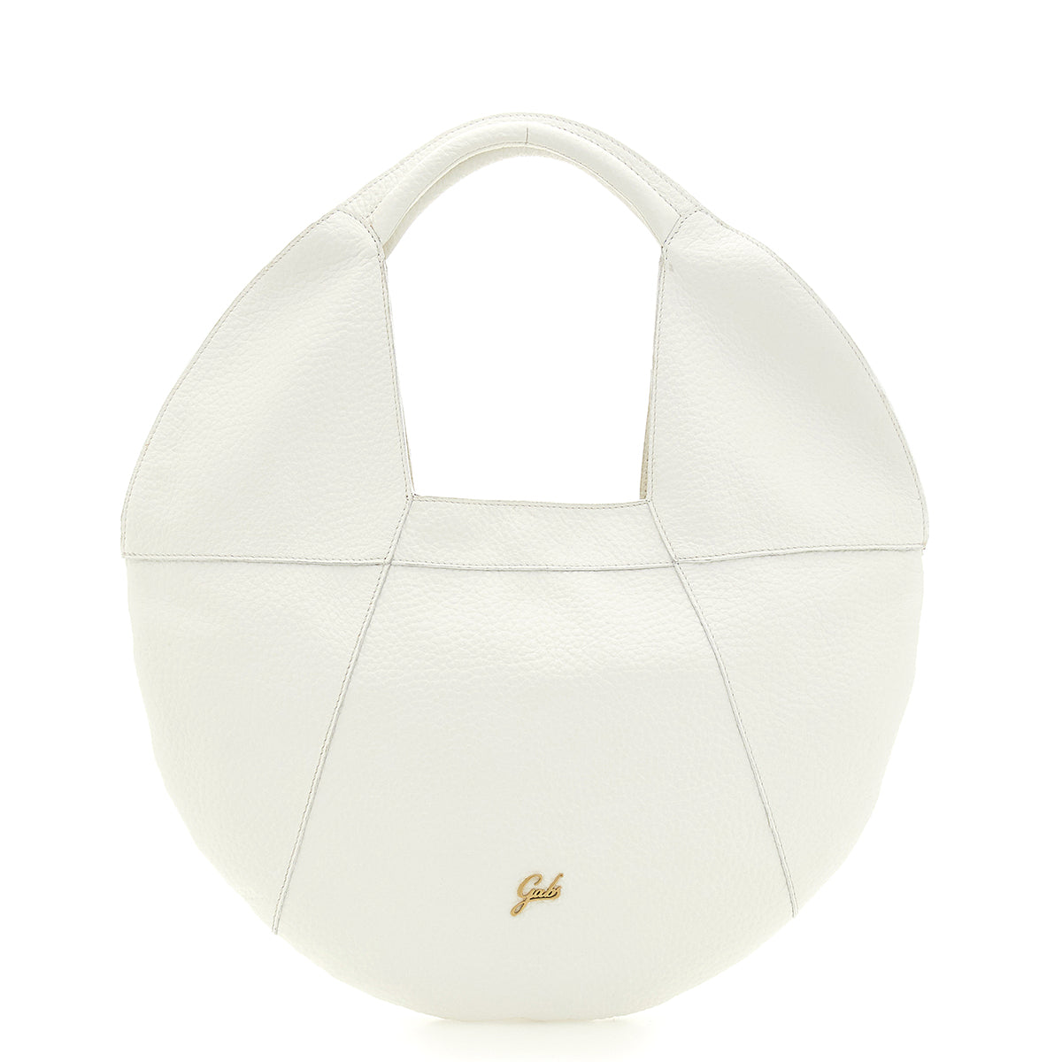 Gabs Yuma L Caribu Light Bianco Ottico Handbag - Stylish White Leather Tote Bag for Women | Perfect for Work, Travel & Everyday Use