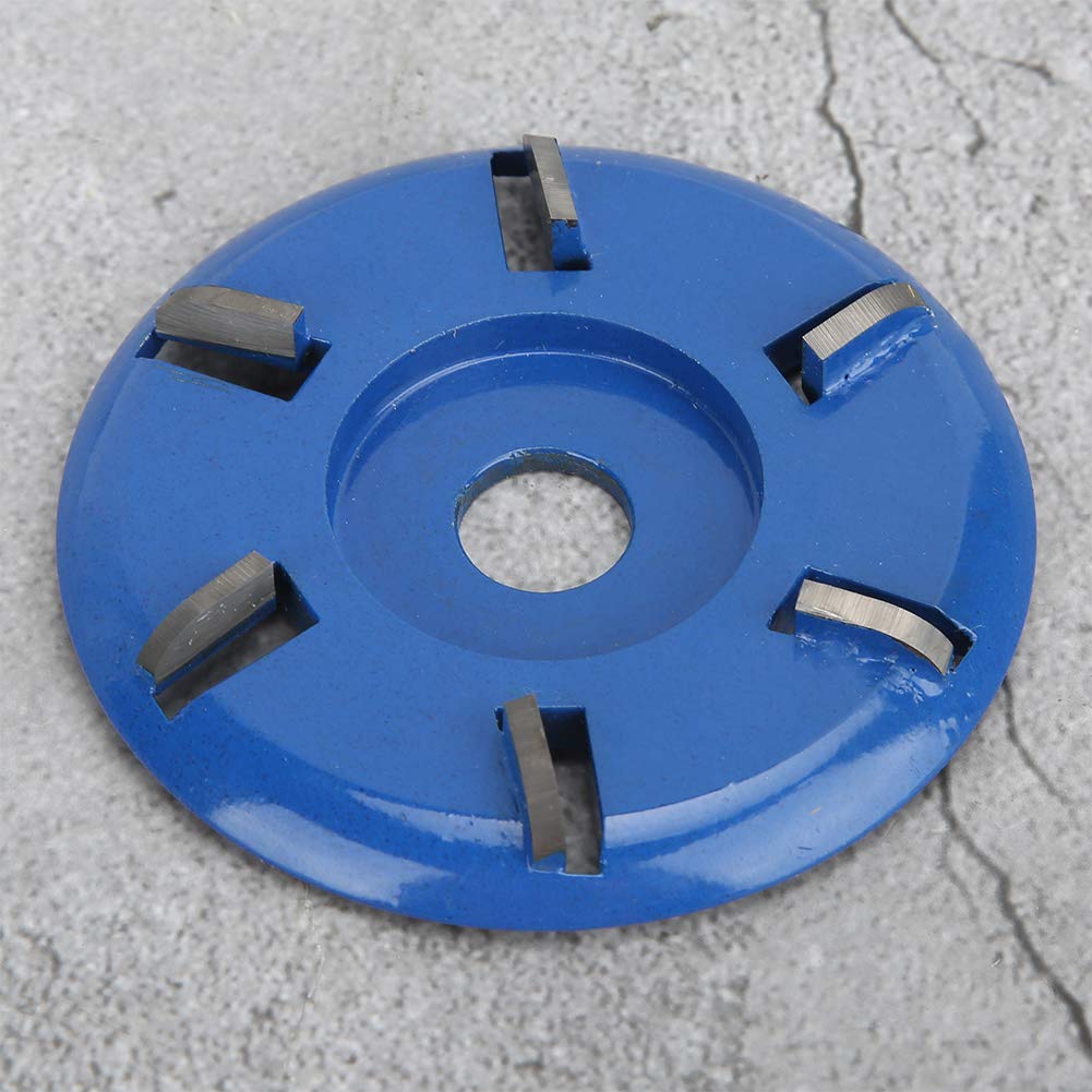 6-Teeth Steel Wood Carving Disc - Woodworking Milling Cutter for Angle Grinder, Saw Blade for Softwood Polishing (Arc Blade) | Perfect for DIY Wood Projects, Furniture Making & Craft Carving