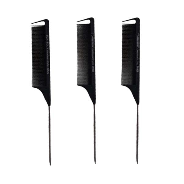 Bikauaa Professional Hair Styling Comb Set - 3 Pack Rat Tail & Parting Combs for Women & Salon Use | Detangling, Sectioning & Styling for All Hair Types | Perfect for Home, Travel & Professional Hairstyling