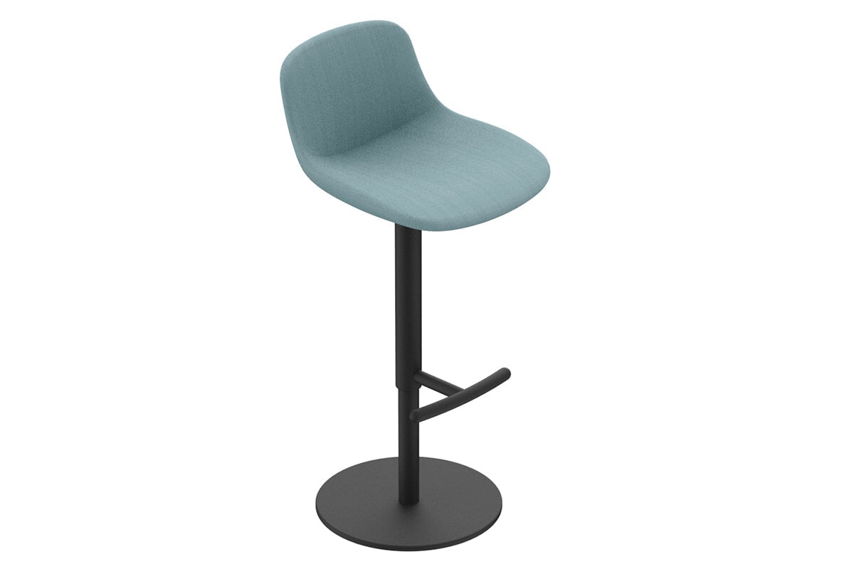Adjustable Pneumatic Stool - Ergonomic Office Chair with Height Adjustment for Home & Office Workspace - Perfect for Desks, Workstations & Gaming Setups