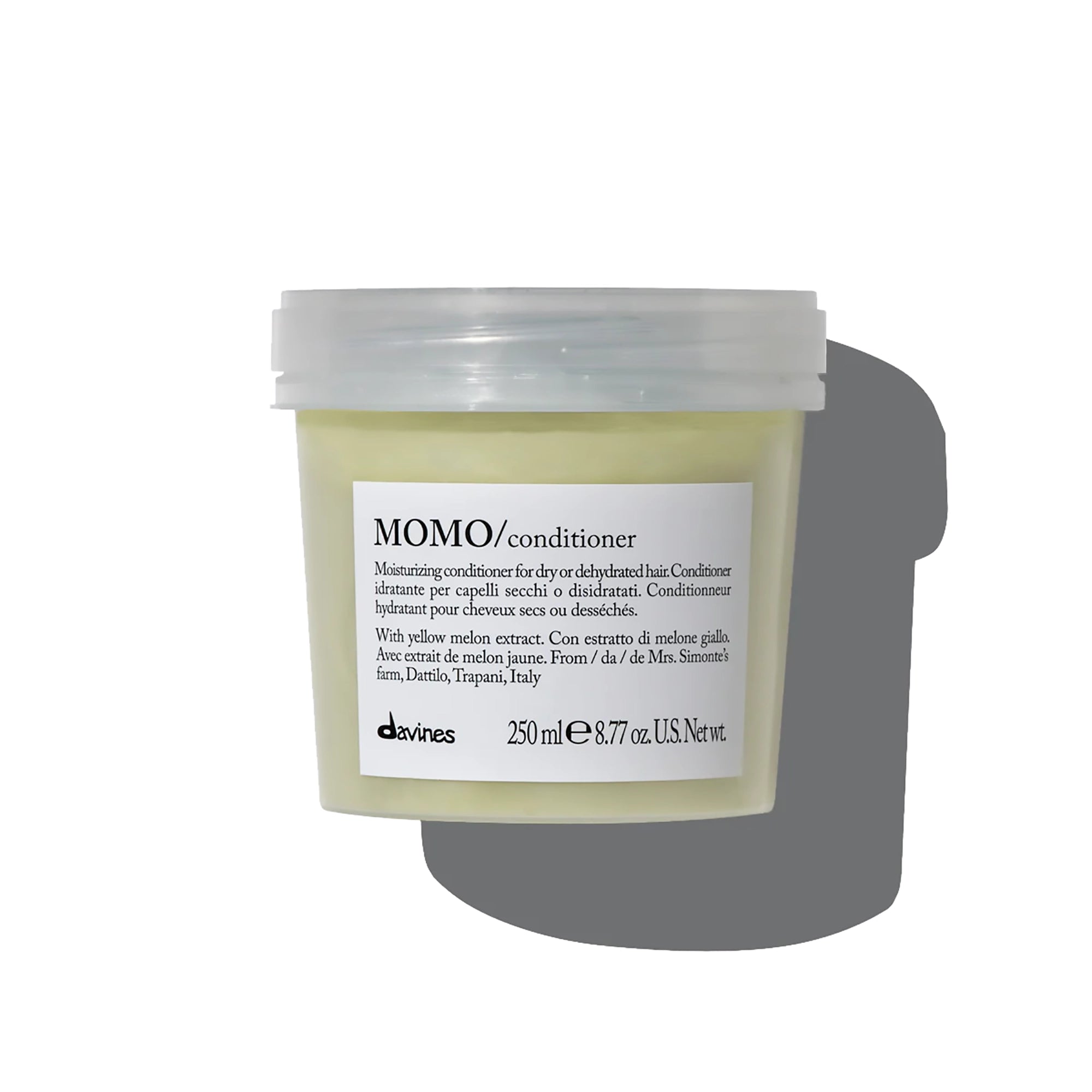 Davines Momo Moisturizing Hair Conditioner for Dry & Damaged Hair - Hydrating & Nourishing Treatment for Salon-Quality Results at Home