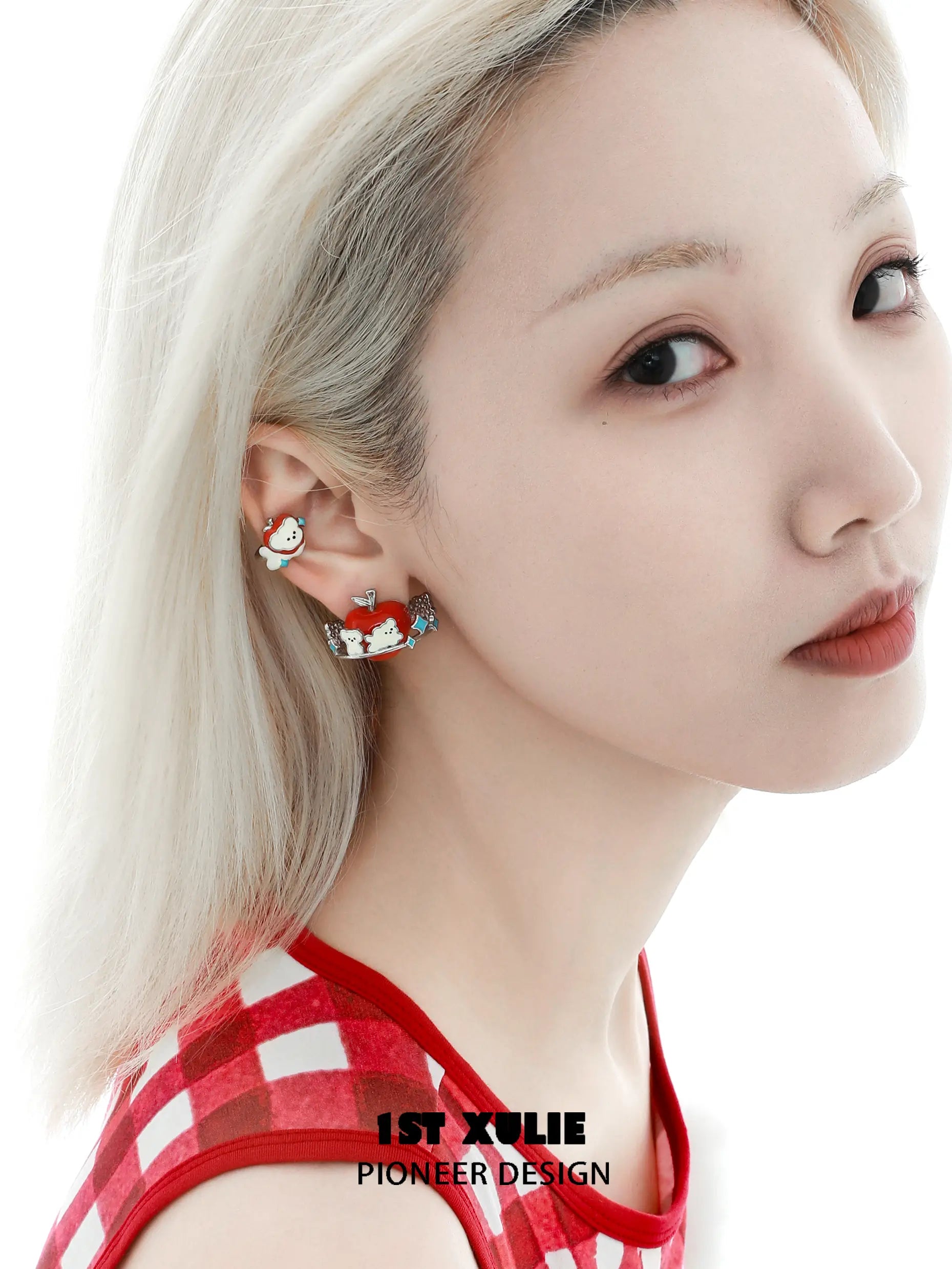 18k Platinum Plated Cute Kitten & Puppy Earrings for Women - Perfect Gift for Pet Lovers, Valentine's Day & Everyday Wear