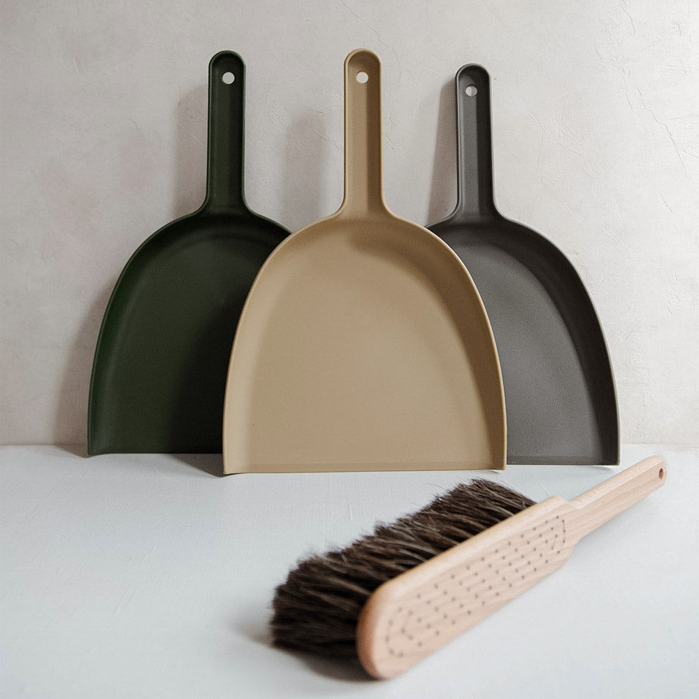 Premium Wooden Hand Broom and Dustpan Set - Natural Cleaning Tools for Home, Kitchen, and Outdoor Use - Perfect for Hardwood Floors, Patios, and Small Spaces