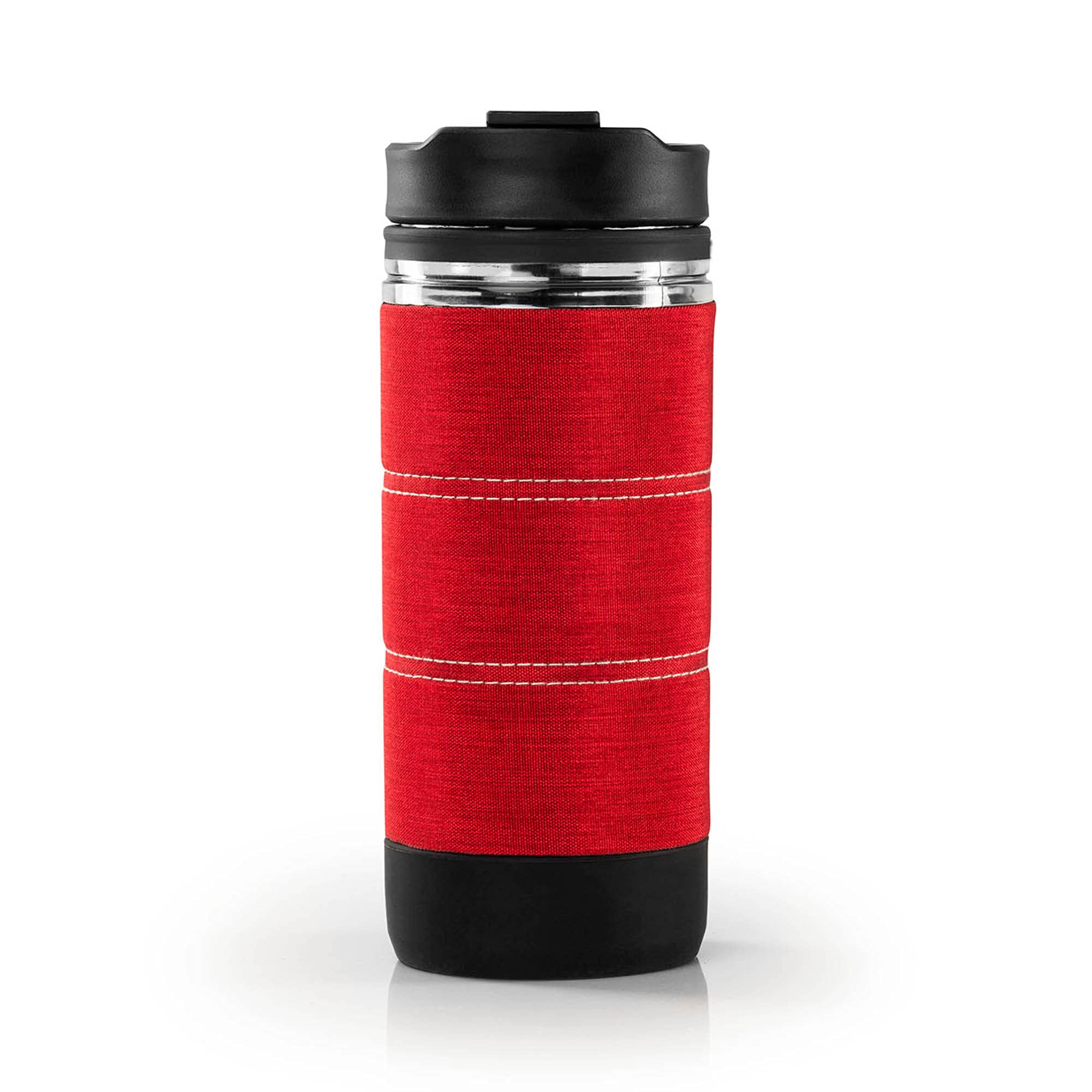 GSI Outdoors Commuter JavaPress - Portable French Press Coffee Maker for Camping, Hiking & Travel - Stainless Steel Insulated Coffee Press for Outdoor Adventures