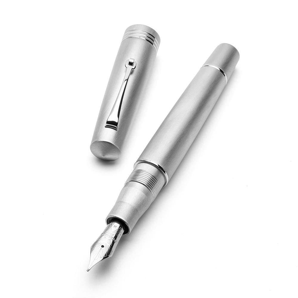 Leonardo Fountain Pen Momento Zero Limited Edition 2025 - Premium Stainless Steel & Alumina Nib - Perfect for Calligraphy, Writing & Collecting - Elegant Gift for Pen Enthusiasts