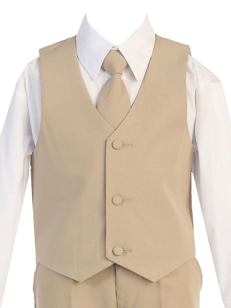 iGirlDress Boys Formal Dress Suit Set with Shirt & Vest - Perfect for Weddings, Parties & Special Occasions