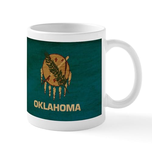 White - Oklahoma Flag Mug