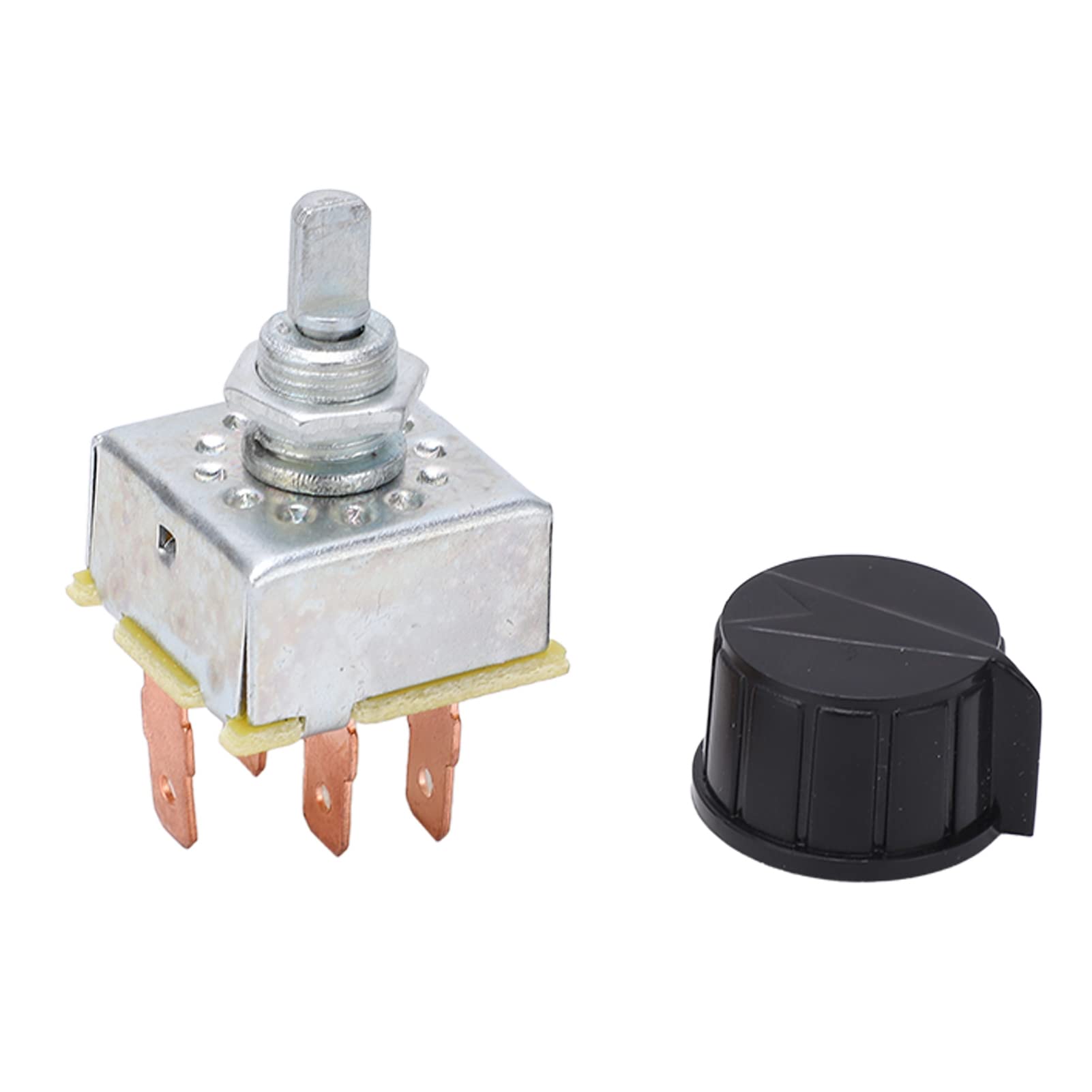 3-Speed Blower Switch Rotary AC Replacement for Freightliner Trucks & RVs - Heavy Duty HVAC Control for Cab Comfort