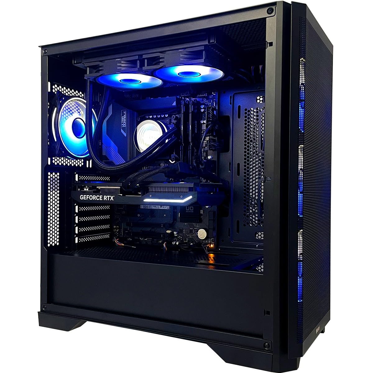 Ginger6 Gaming PC Desktop 14ZH19W-8WX - Intel Core i9-14900KF, NVIDIA RTX 3060 12GB, 4TB NVMe SSD, 64GB DDR5 RAM, Z790 Motherboard, WiFi 6E, Liquid Cooling, Windows 10 Home - Ultimate Gaming & Streaming Setup for Esports & 4K Content Creation