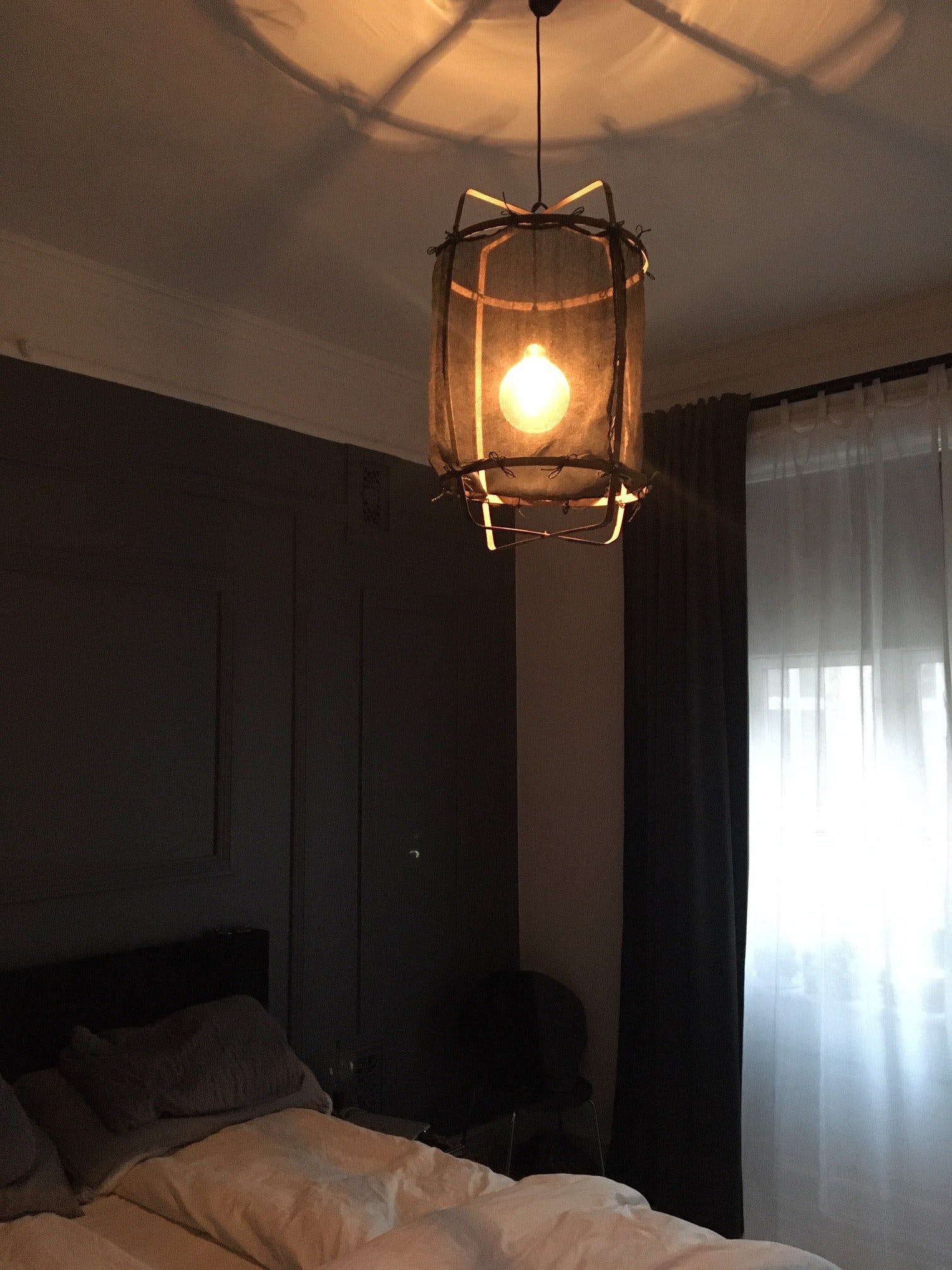 Modern Ay Illuminate Pendant Light - Adjustable Hanging Fixture for Kitchen Island, Dining Room & Bedroom - Energy Efficient LED Lighting for Home Decor