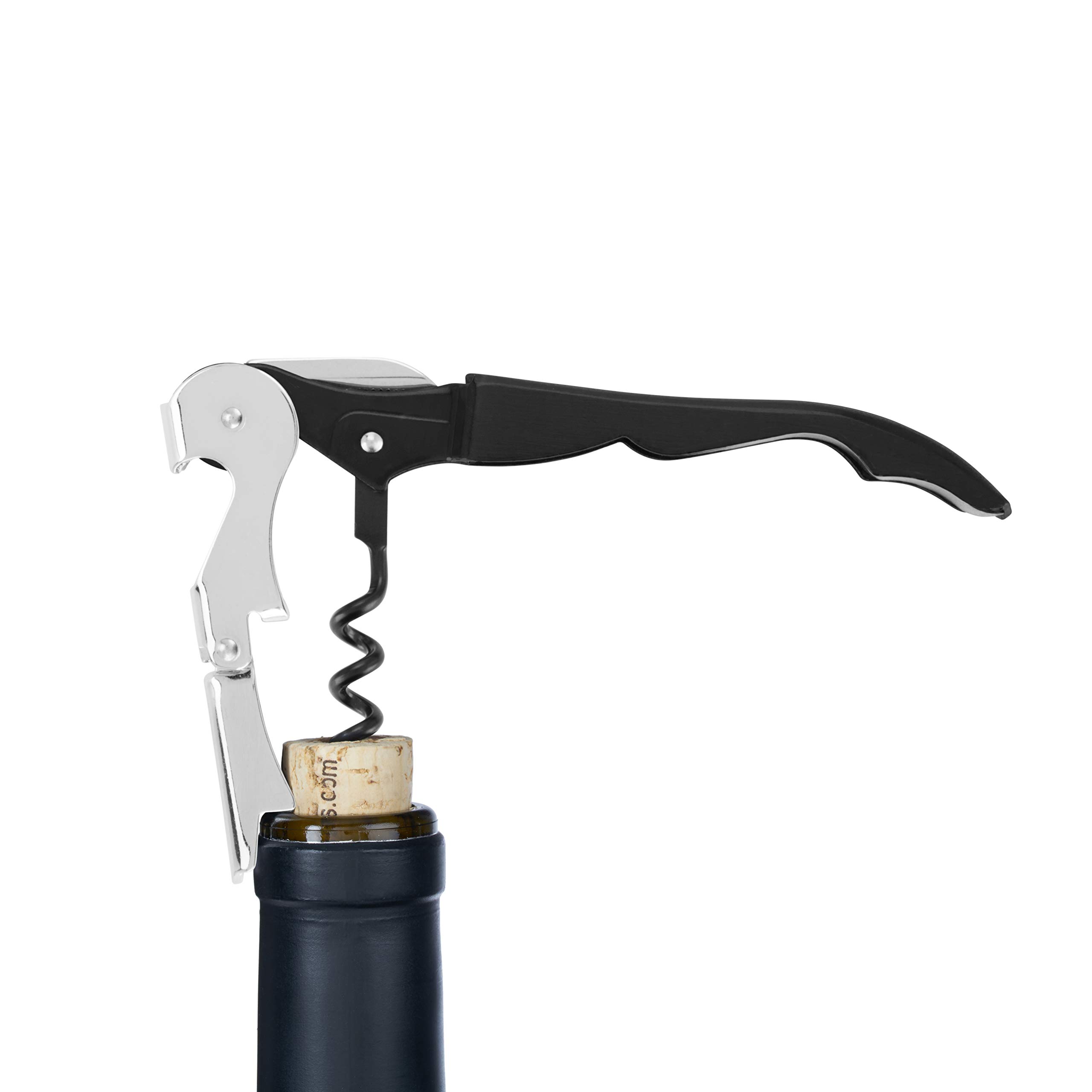 True Truetap Double Hinged Professional Waiter's Corkscrew - Premium Wine Key & Bottle Opener for Sommeliers & Restaurants | Perfect for Wine Bars, Dinner Parties & Gifts