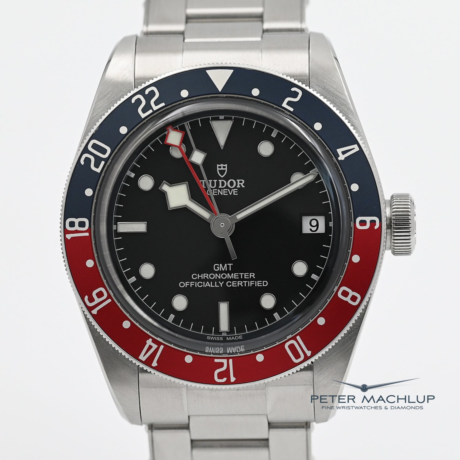Tudor Black Bay GMT Pepsi Watch - Luxury Swiss Automatic Diver for Men - Perfect for Travel, Diving & Everyday Wear