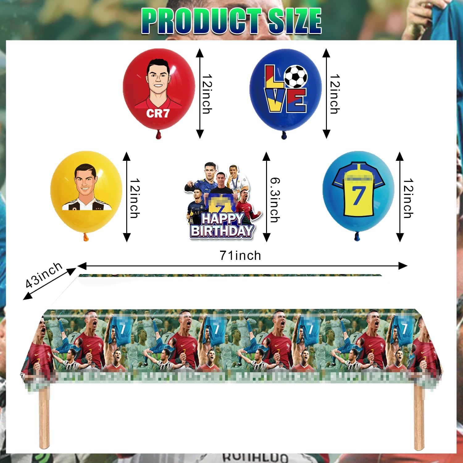 Best Soccer Party Decorations - Soccer Theme Birthday Supplies for Boys, Girls & Soccer Fans - Perfect for Birthday Parties, Game Nights & Sports Events