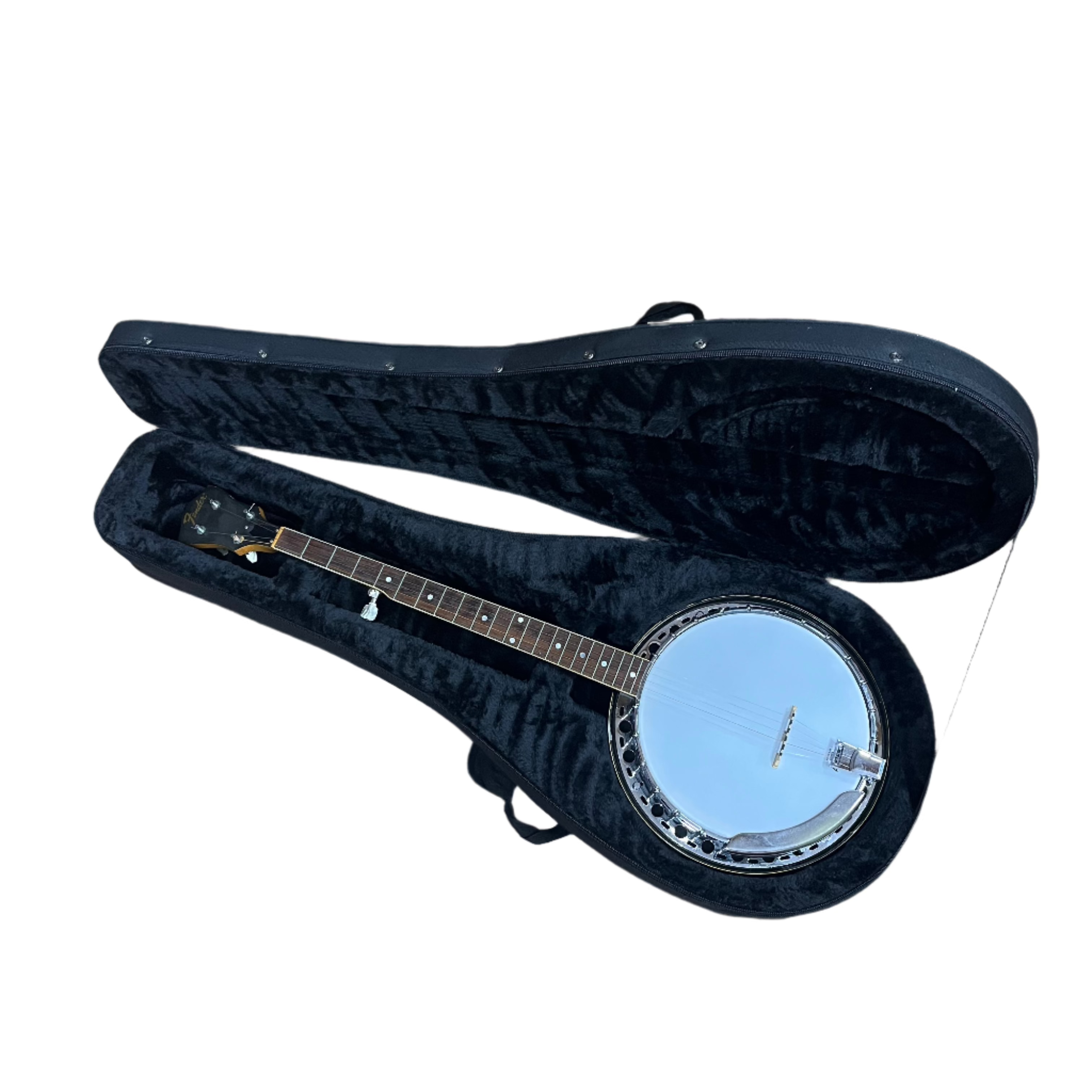 Fender Allegro 5-String Banjo with Hard Case - Professional Quality for Bluegrass, Folk & Country Music Performances