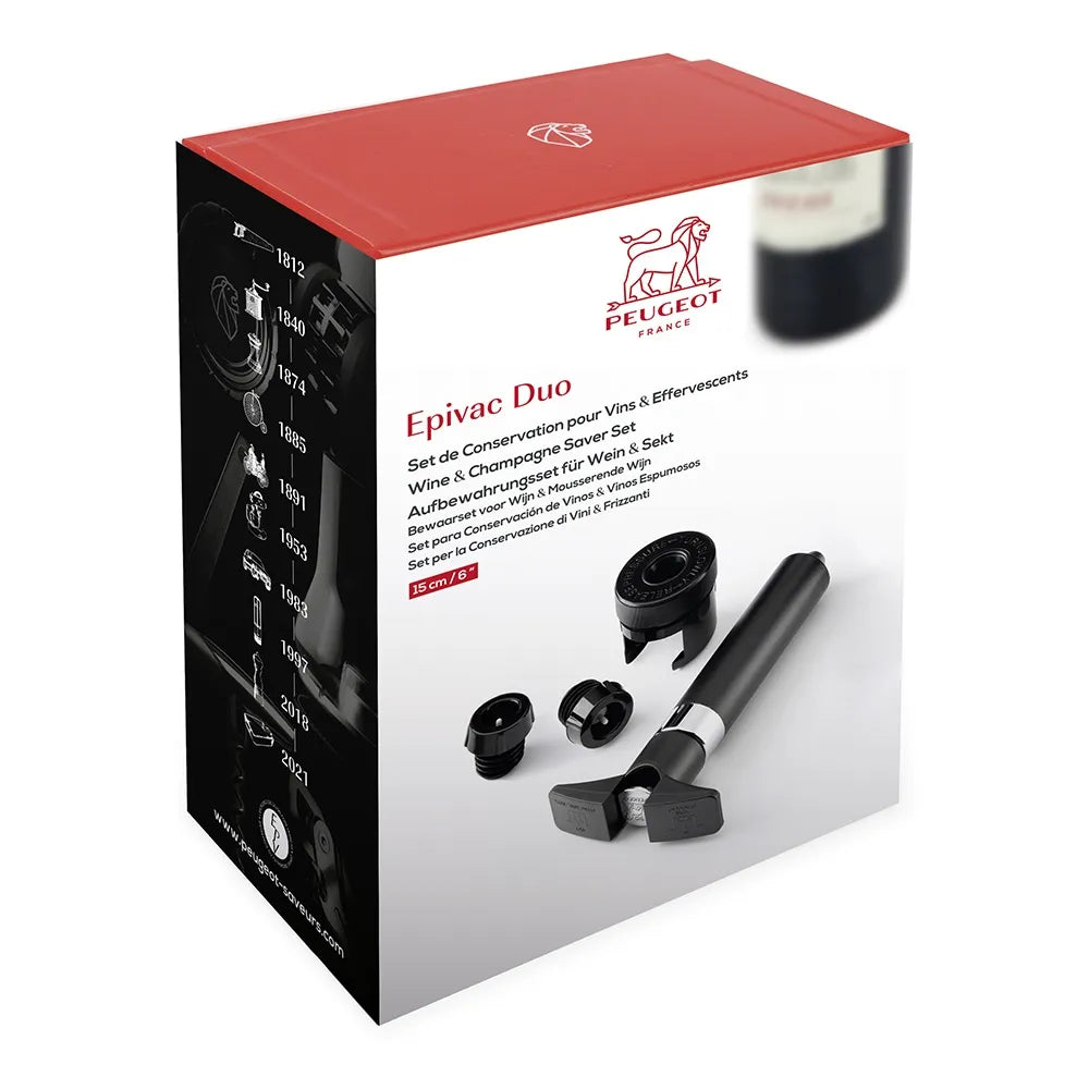 Epivac Duo Powerful Black Vacuum Pump for Car Detailing, Home Cleaning & DIY Projects - High Performance Suction for Professional & Personal Use