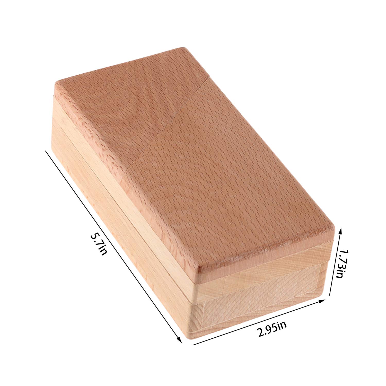 AHYUAN Handmade 3D Wooden Puzzle Box - Brain Teaser Magic Cube with Secret Opening Mechanism | IQ Challenge Gift for Adults & Teens | Perfect for Birthday Gifts, Office Stress Relief & Family Game Night (Natural Wood Finish)