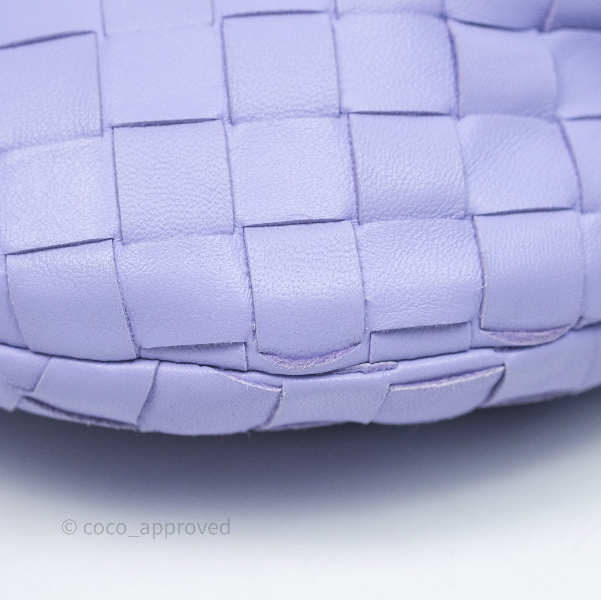 Bottega Veneta Mini Jodie Bag in Purple Intrecciato Lambskin Leather - Perfect for Everyday Use, Date Nights & Special Occasions