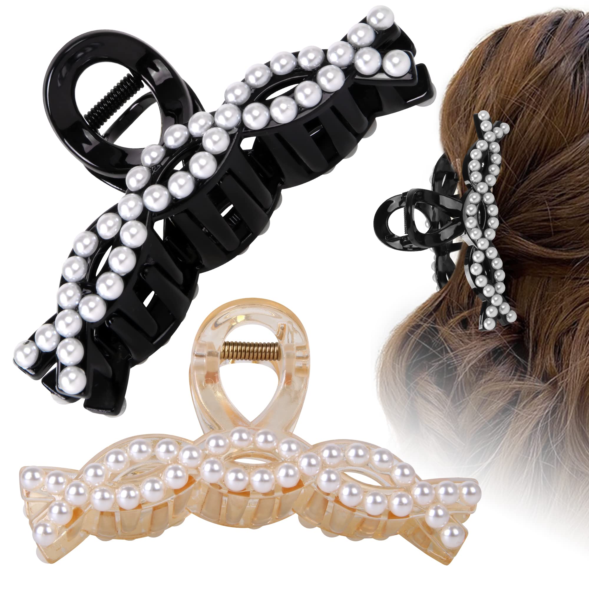 Large Claw Hair Clips for Women - 4.3