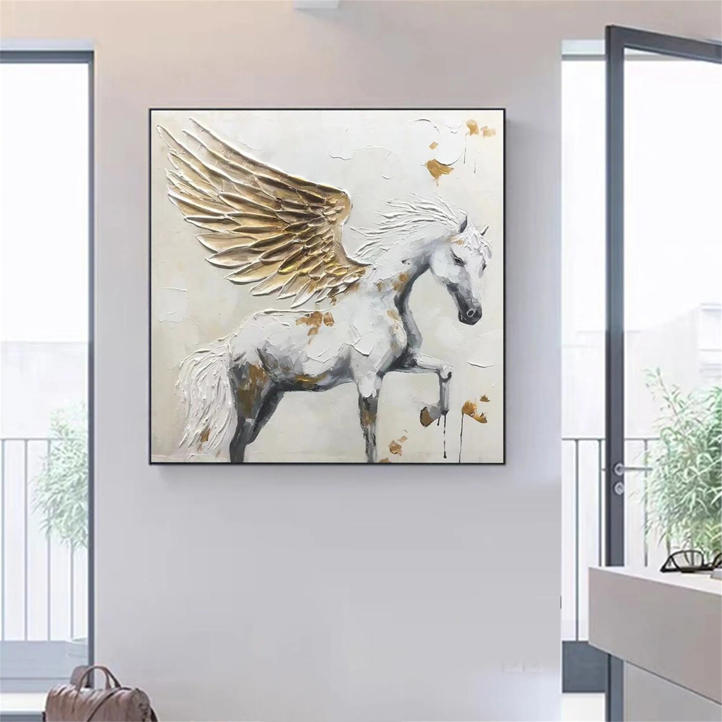 Animal Art Painting #AP029 - Handmade Canvas Wall Art for Home & Office Decor - Perfect for Living Room, Bedroom, or Gift