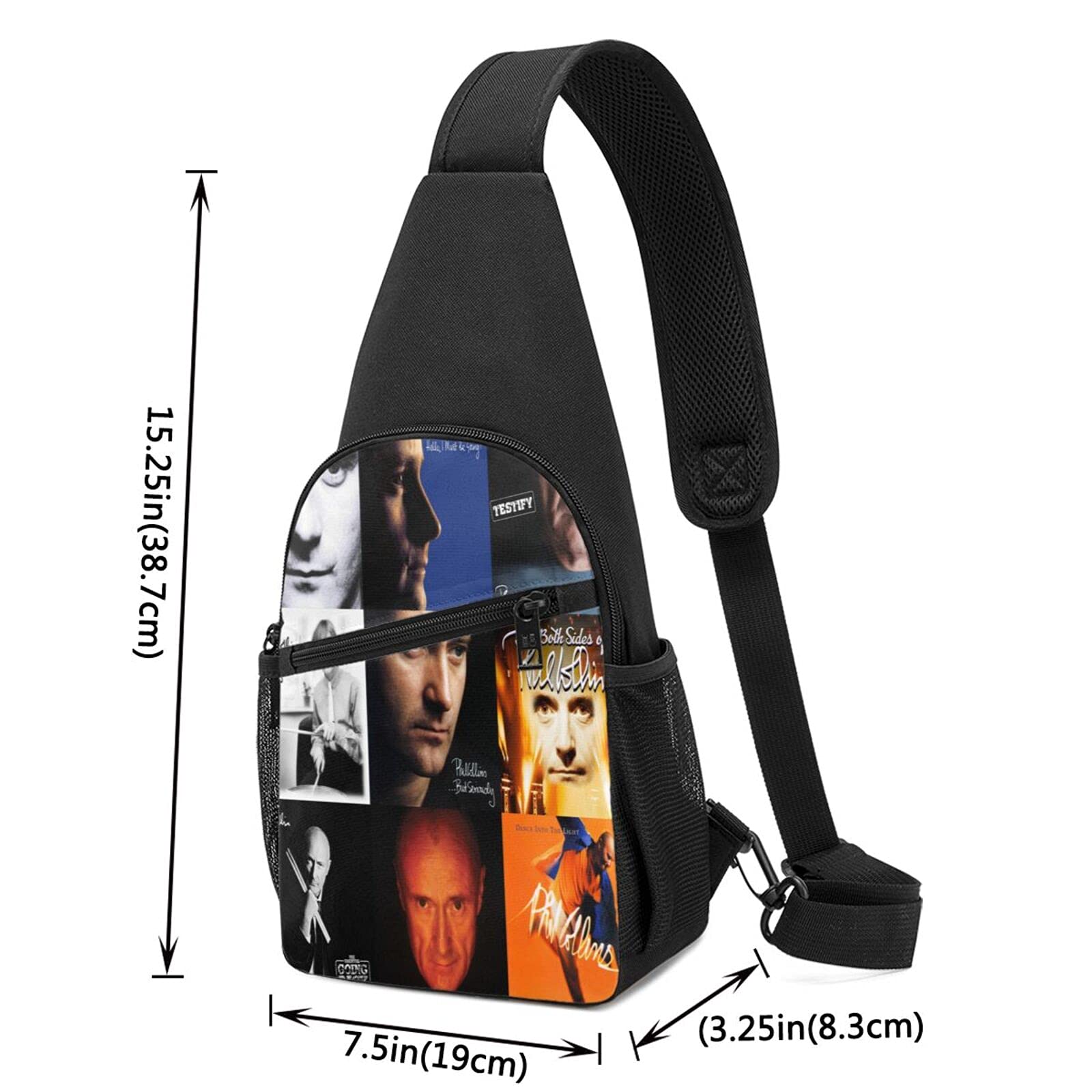 Men's & Women's Crossbody Sling Backpack - Multifunctional Chest Bag for Hiking, Camping, Sports & Travel - Lightweight Shoulder Daypack for Outdoor Adventures & Daily Use