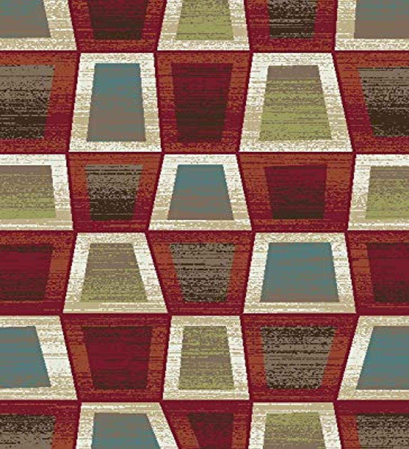 Mayberry BW42174 Red Area Rug 7'10