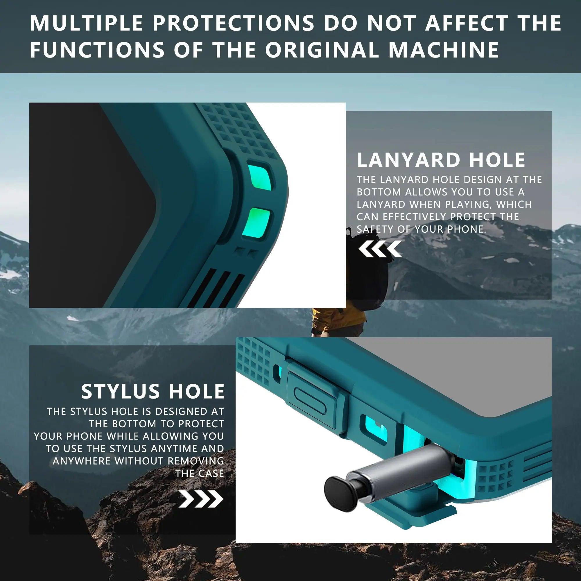Samsung Galaxy S24 IP68 Waterproof Case - Shockproof, Dustproof, Military-Grade Protection for Outdoor, Swimming, and Extreme Sports