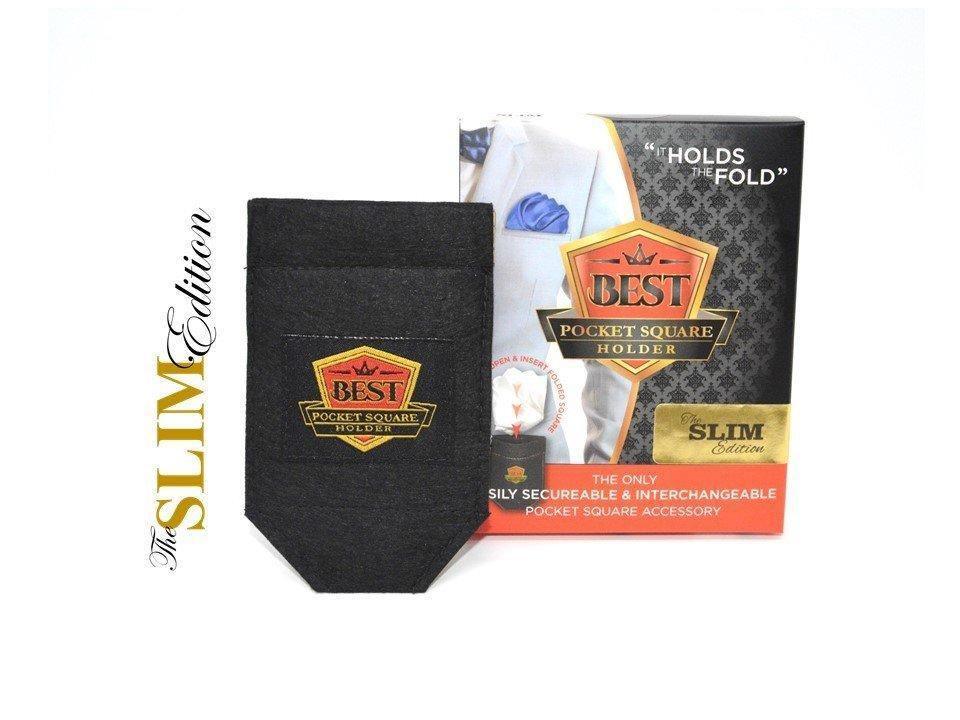 Best Slim Pocket Square Holder for Men - Elegant & Compact Design for Suits, Tuxedos & Formal Events