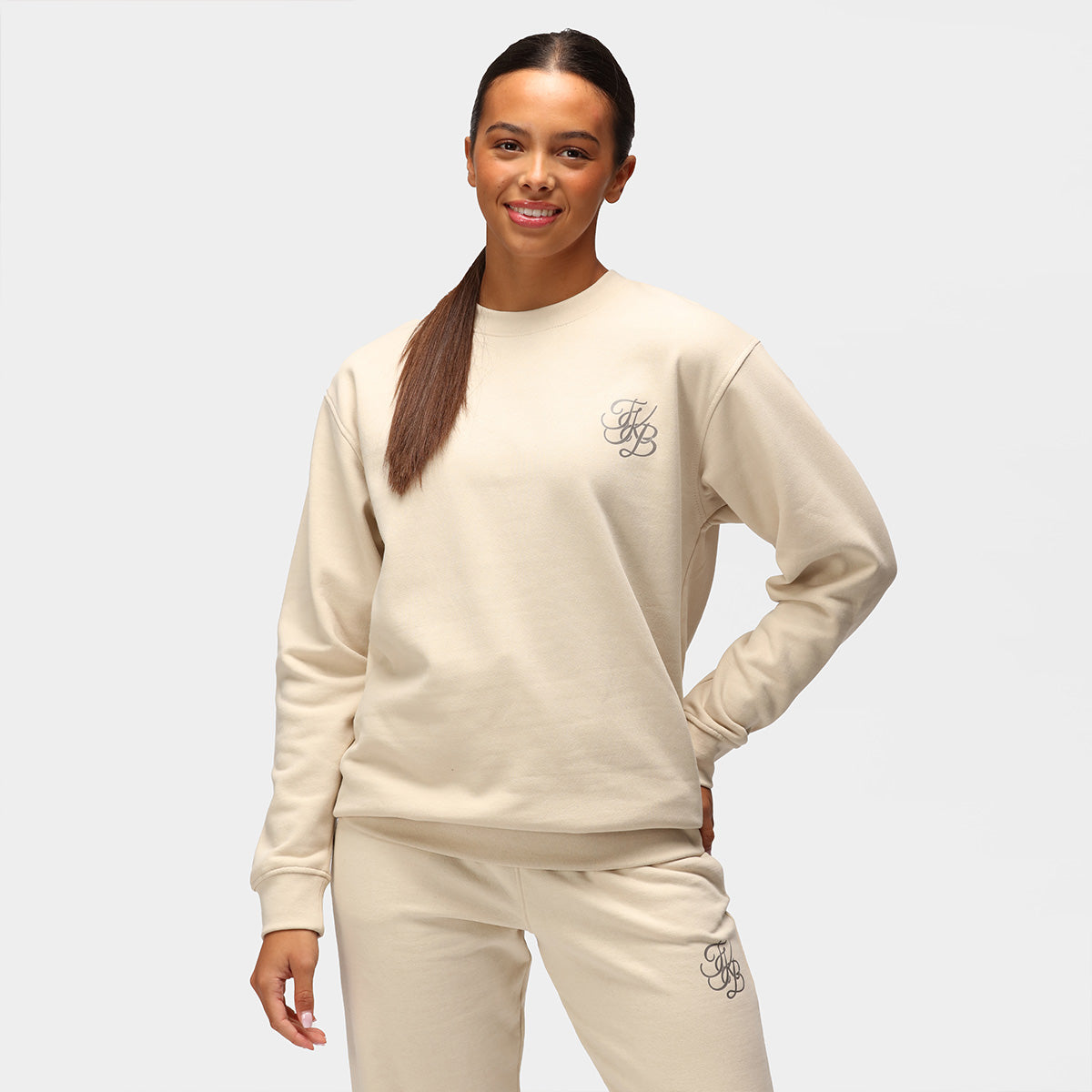 TKB Light Stone Unisex Sweatshirt - Soft Cotton Pullover Hoodie for Men & Women | Casual Streetwear, Loungewear, and Outdoor Activities