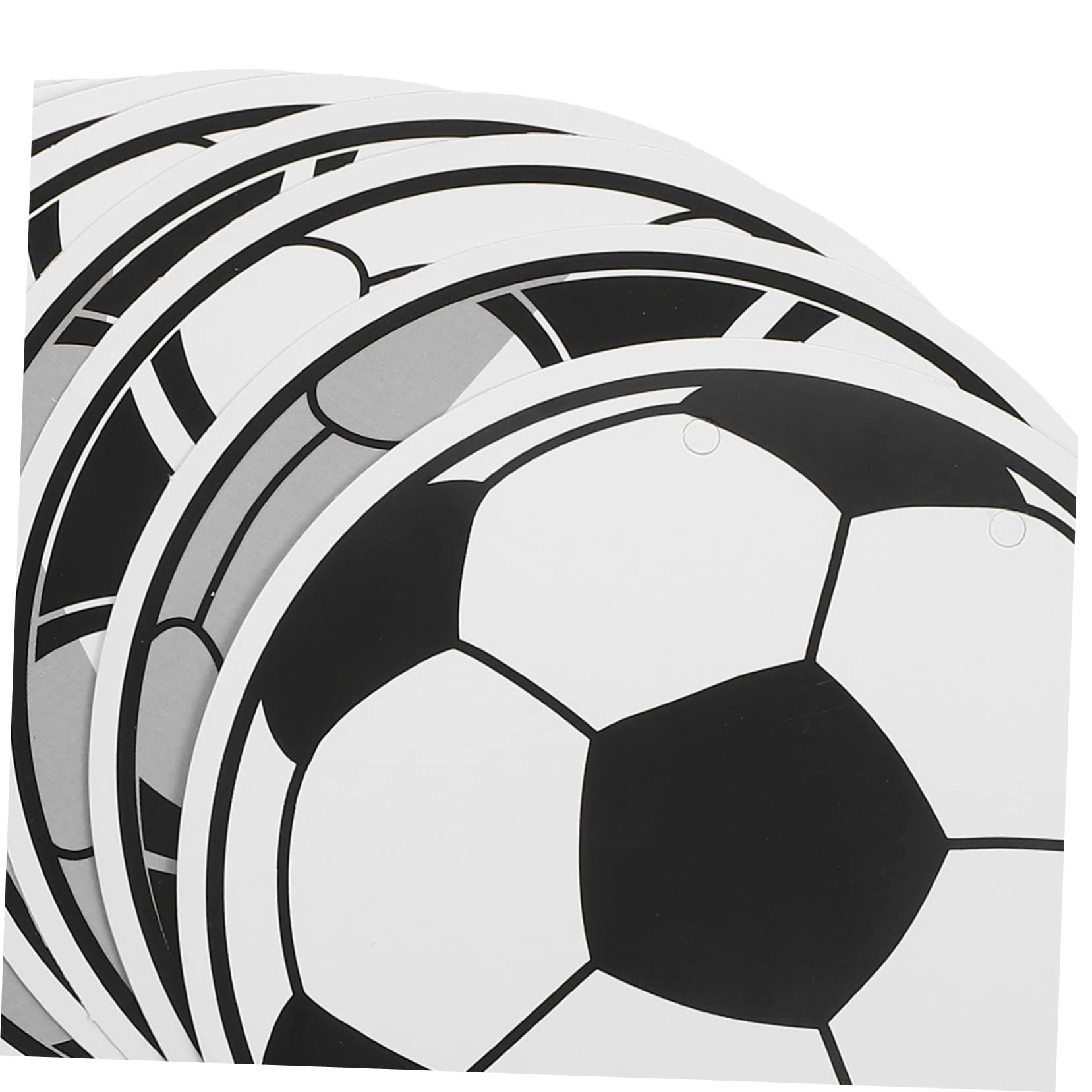 Abaodam 5 Sets Soccer Birthday Banner - 12 Soccer Flags Party Bunting Decorations for Sports Themed Party Supplies | Perfect for Kids Birthday, Team Celebration & Game Day Decor