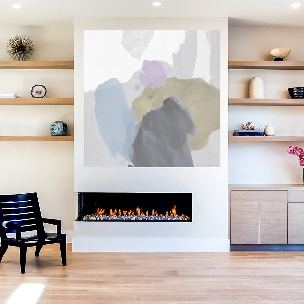 Paul Duncan Fine Art Canvas Wall Decor - 22x22 Inch Chroma Brush Painting for Living Room, Bedroom & Office - Ready to Hang Canvas Artwork - Perfect for Home Decor, Gifts & Interior Design