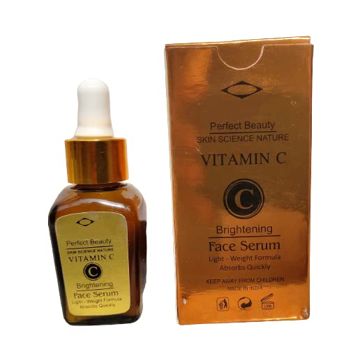 Best Vitamin C Face Serum for Brightening & Anti-Aging - Glowing Skin Care Treatment for Day & Night Use - Perfect for Dry, Dull & Sensitive Skin