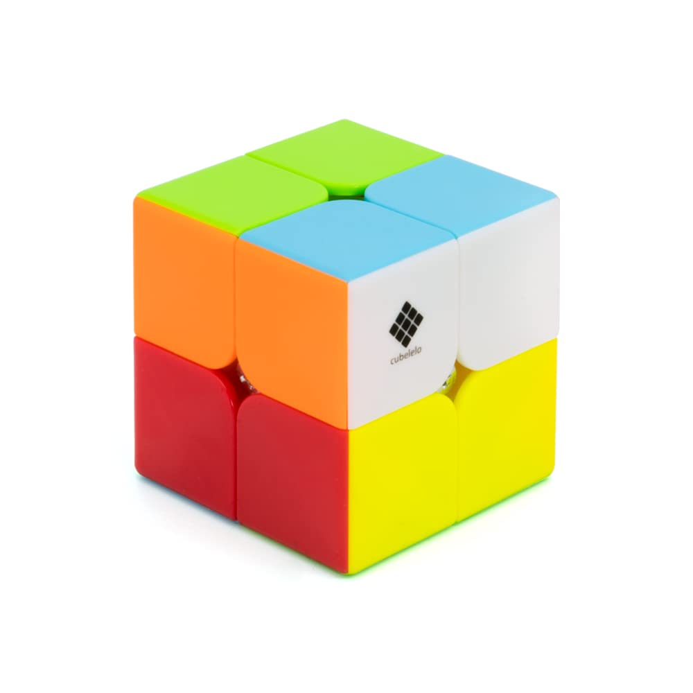 2x2x2 High-Speed Stickerless Magic Cube - Smooth & Durable Puzzle Toy for Kids & Adults - Perfect for Stress Relief, Brain Training & Gift Giving