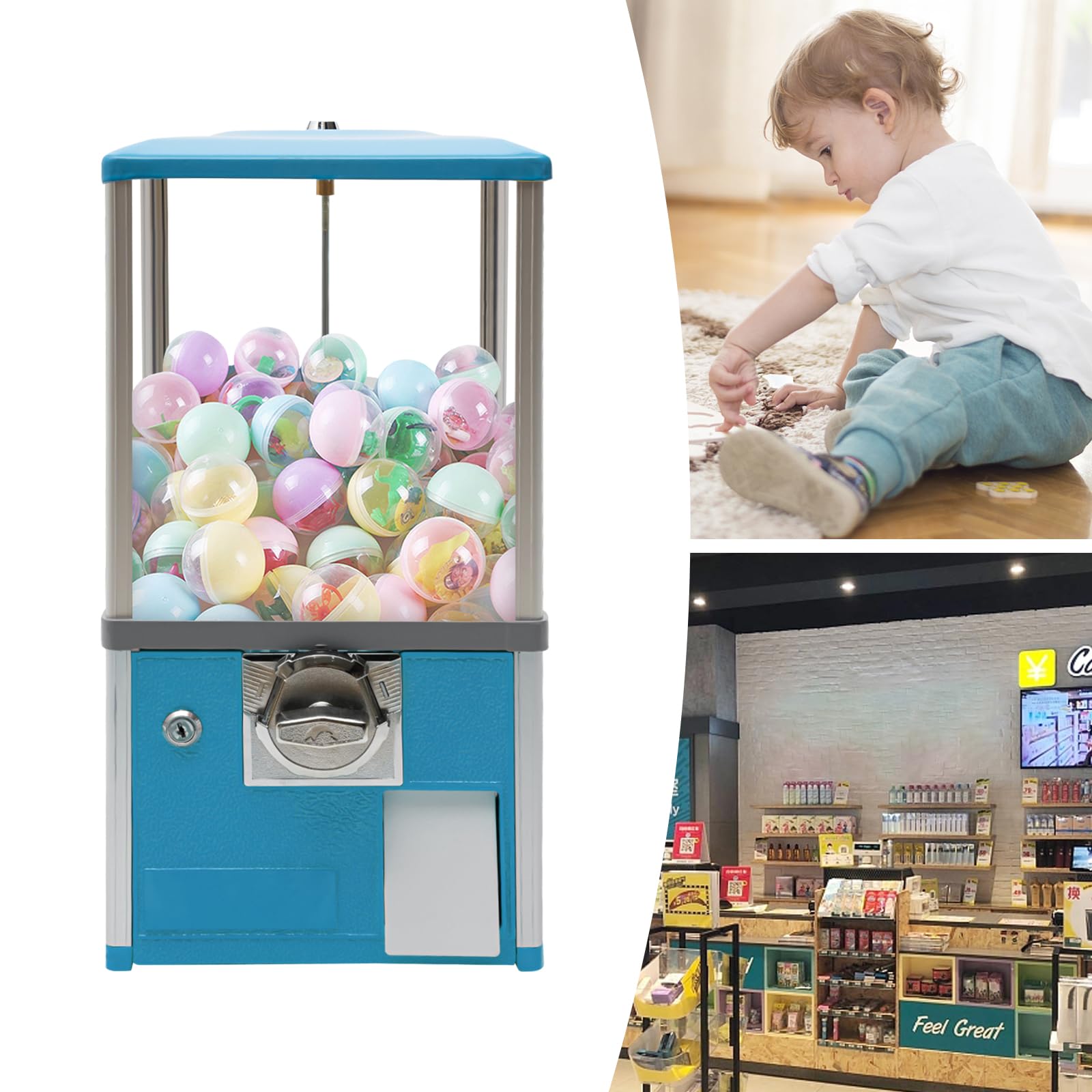 Mini Desktop Candy Gumball Vending Machine - 20.87
