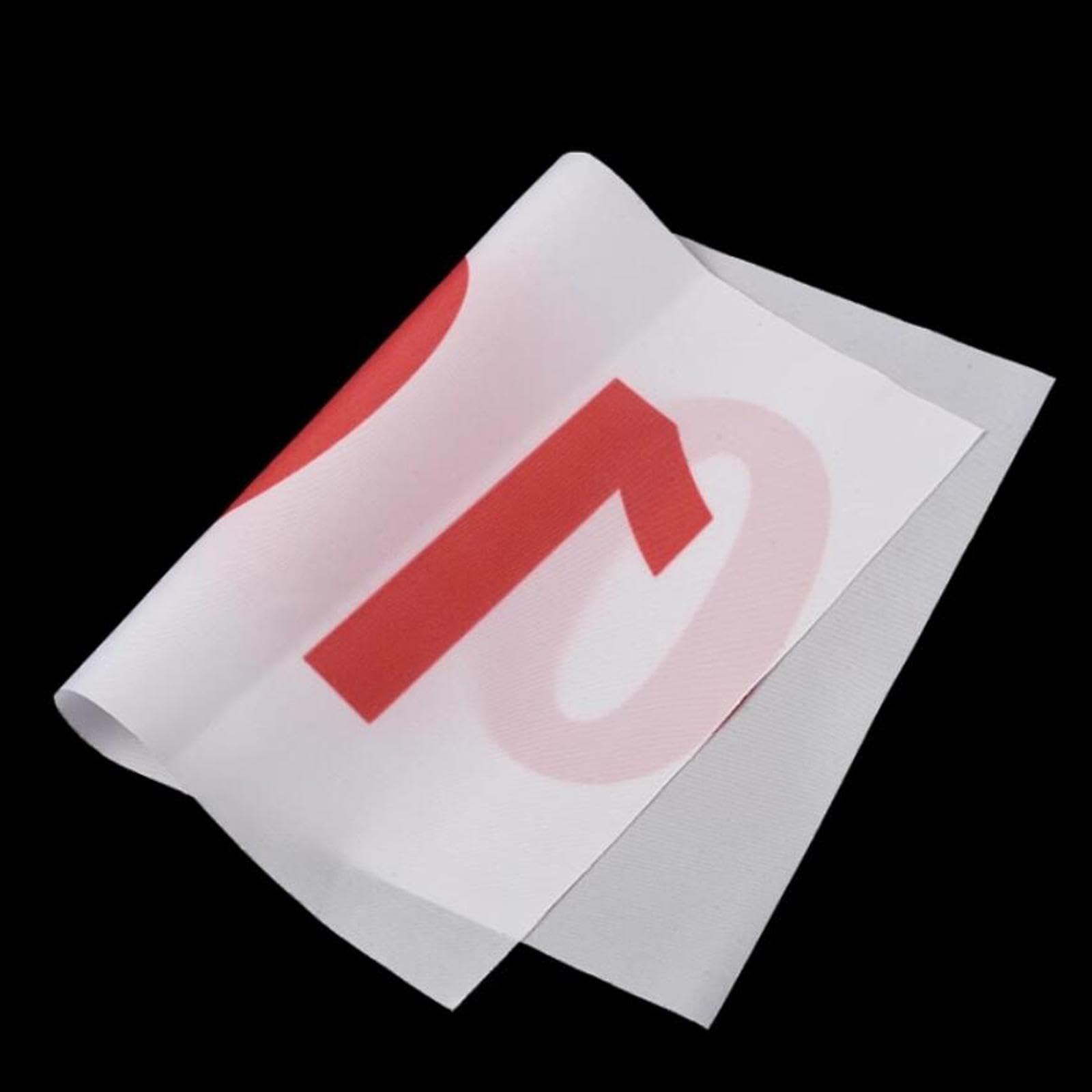 DYNWAVE Running Bib Numbers - Lightweight Waterproof Sports Bib for Competitors - Washable Numbered Bibs for Running, Cycling, Basketball & Soccer - Perfect for Marathons, Triathlons and Team Sports Events