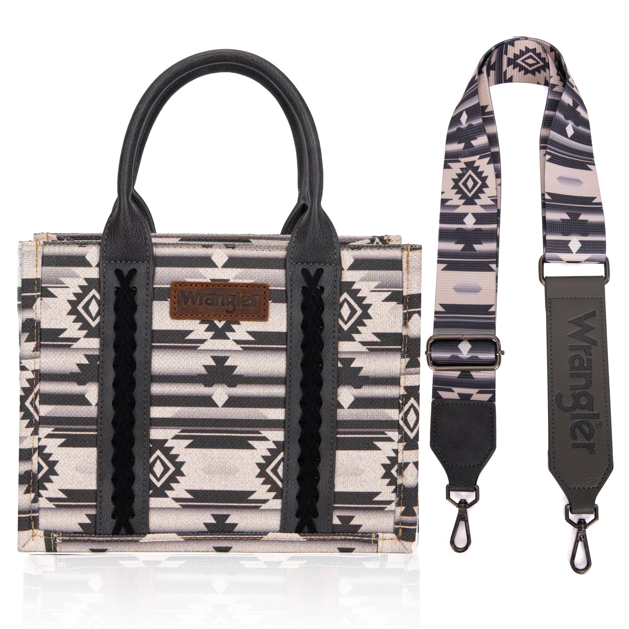 Montana West Wrangler Tote Bag for Women - Western Boho Aztec Shoulder Purse & Satchel Handbag - Perfect for Work, Travel & Casual Outings